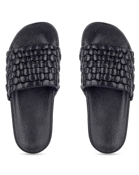 AMACLASS Women Quilted Slides - MALL