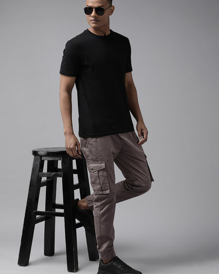 Roadster The Lifestyle Co. Men Slim Fit Pure Cotton Cargos - MALL