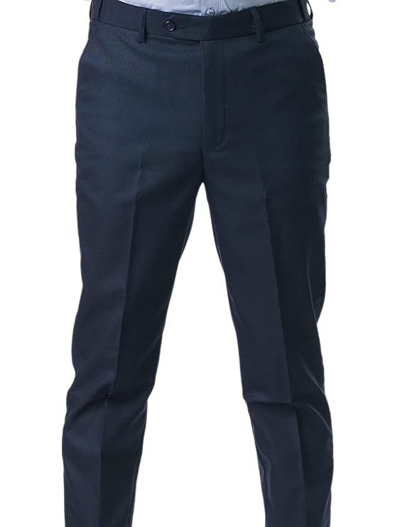 Jack and Jini Mens Formal Stretchable Regular Fit Trousers - MALL