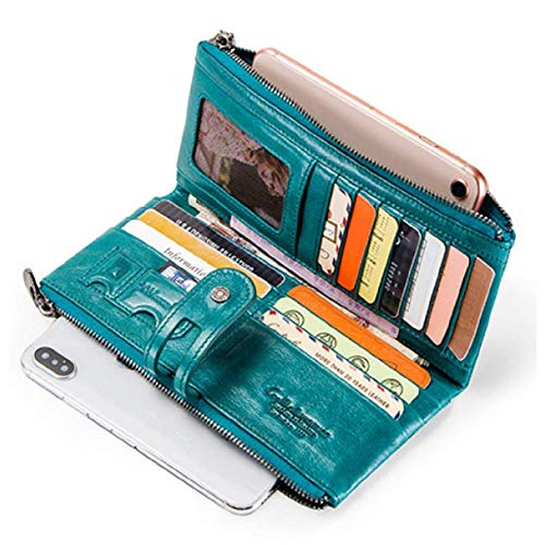 Genuine Leather Bifold Wallets for Women - MALL