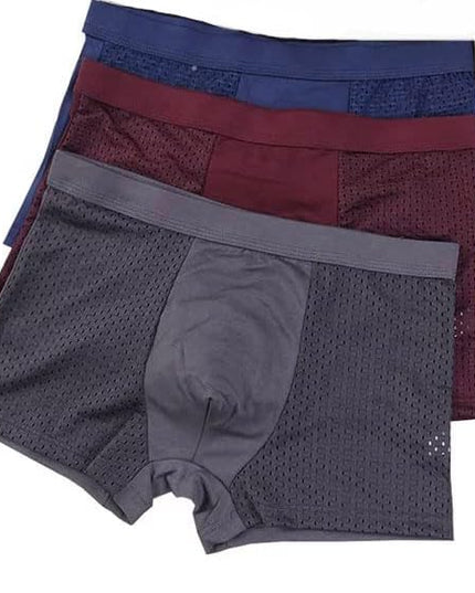 JYESHTA Trunks for Breathable Pouch Men Underwear Packs Trunk for Boys Mesh Boxer Briefs Pack of 2 Mens Trunk Boxer Trunks for Men - MALL