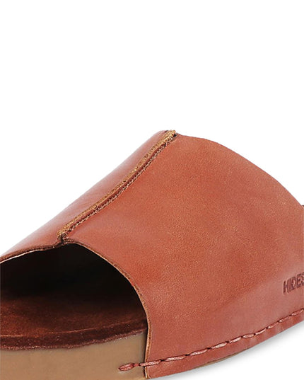 Hidesign CANCUN Leather Open Toe Flats - MALL