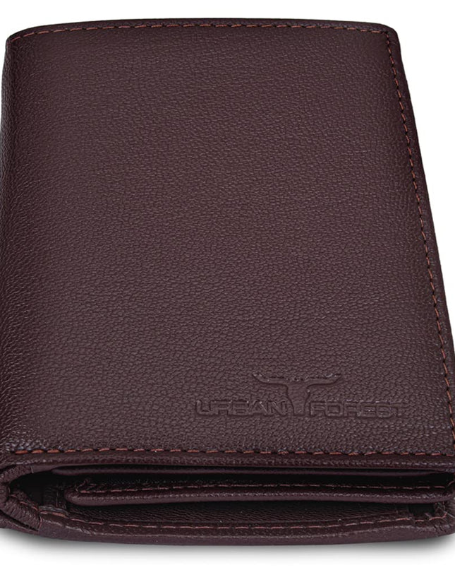 URBAN FOREST Toronto Brown Leather Wallet for Men - MALL