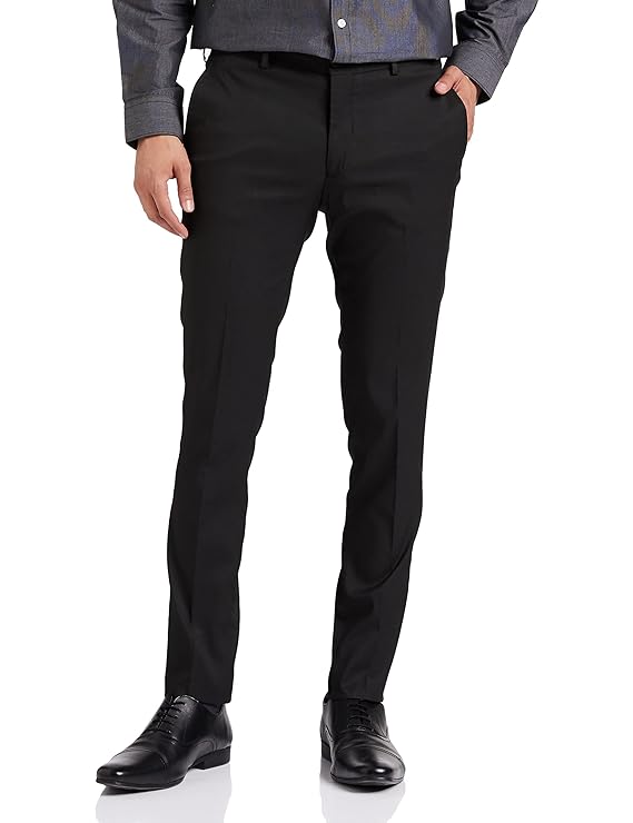 Symbol Men Slim Formal Trousers - MALL