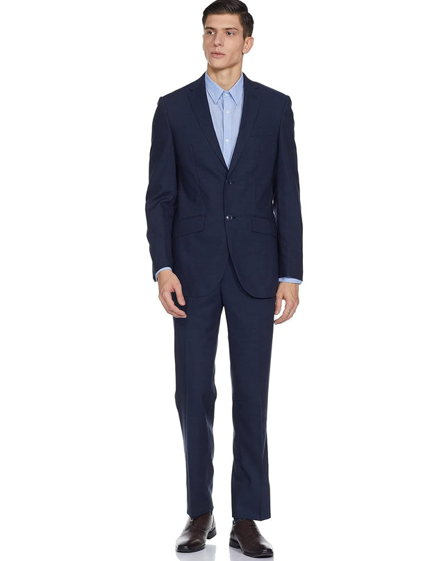 Raymond Men's Wool Blend SB2 BTN Notch Lapel Floating Suit-1 Dress Set - MALL