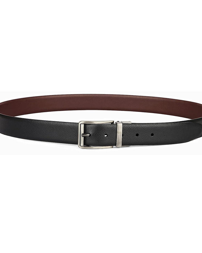 WildHorn Reversible Formal Leather Belt for Men I Durable Buckle I Heavy Duty