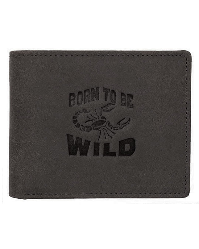 WildHorn® Scorpion Hunter Leather Wallet for Men - MALL