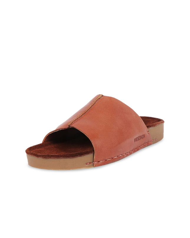 Hidesign CANCUN Leather Open Toe Flats - MALL