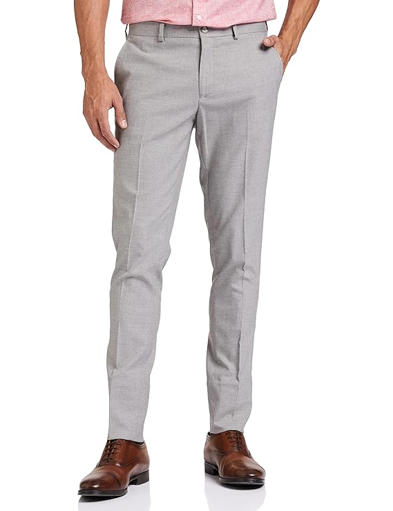 Symbol Men Slim Formal Trousers - MALL