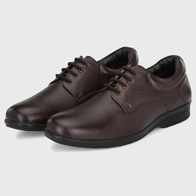 Burwood Men's Brown Formal Shoes - MALL