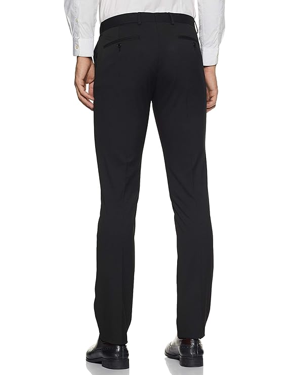 Symbol Men Slim Fit Formal Trousers - MALL