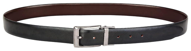 WildHorn Reversible Formal Leather Belt for Men I Durable Buckle I Heavy Duty