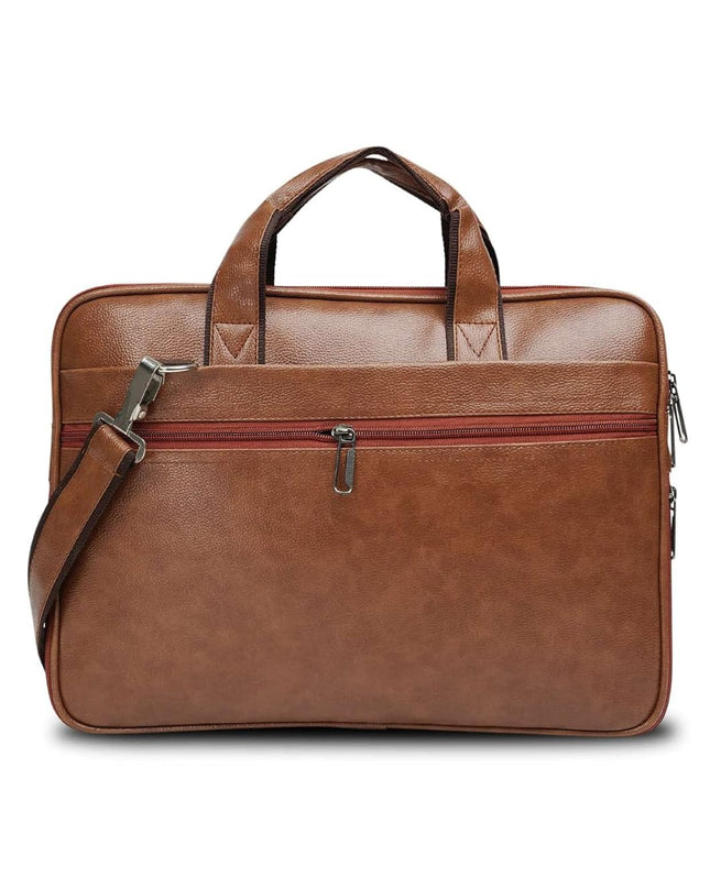 DARK HORSE Laptop Bag Leather Briefcase 15.6 Inch - MALL