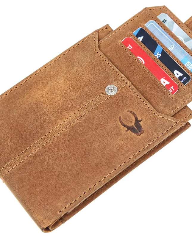 WildHorn Handcrafted Leather Wallet for Men - MALL