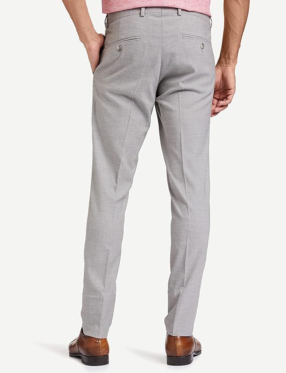 Symbol Men Slim Formal Trousers - MALL