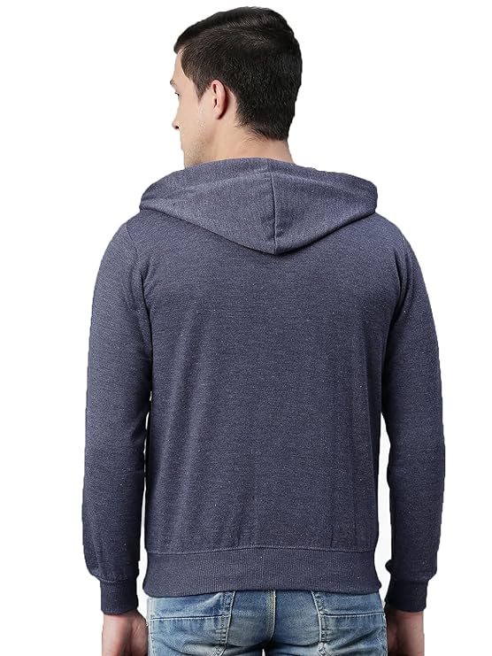 ADBUCKS Winter Wear Sweatshirt Hoodie with Zipper Cotton Fleece Jacket for Men's - MALL