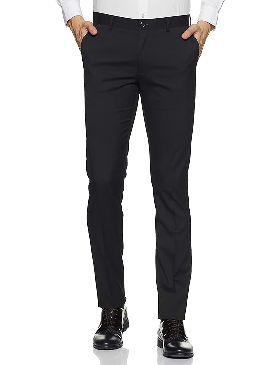 Symbol Men Slim Fit Formal Trousers - MALL