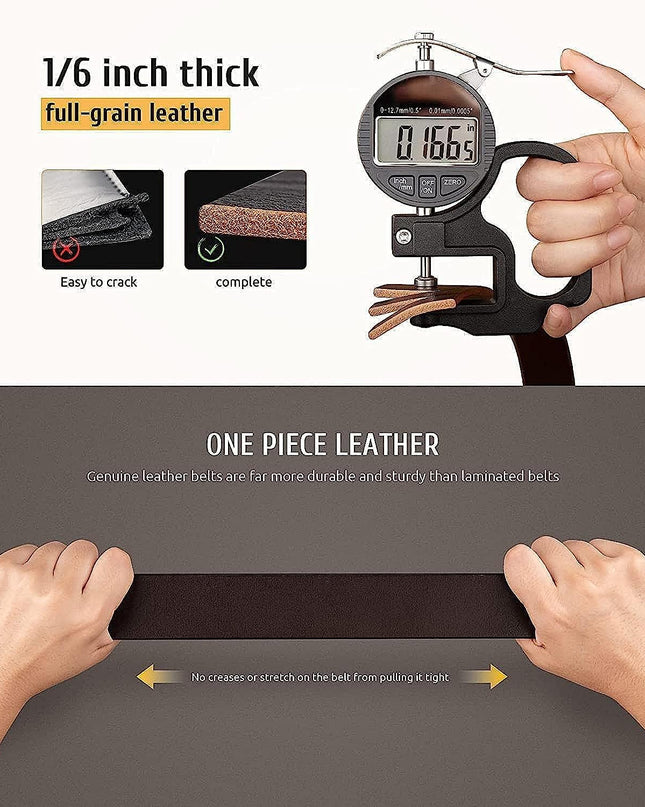 Casual Genuine Leather Belts For Men - MALL