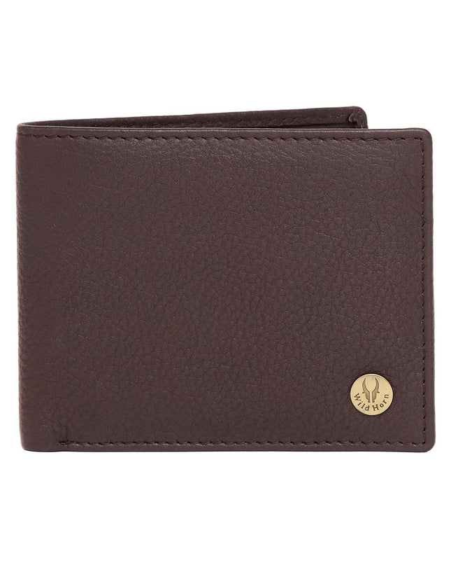 WildHorn Men's Classic Leather Wallet and Belt Combo - MALL