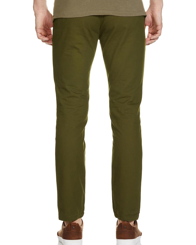 Symbol Dark Olive Men Casual Pants - MALL