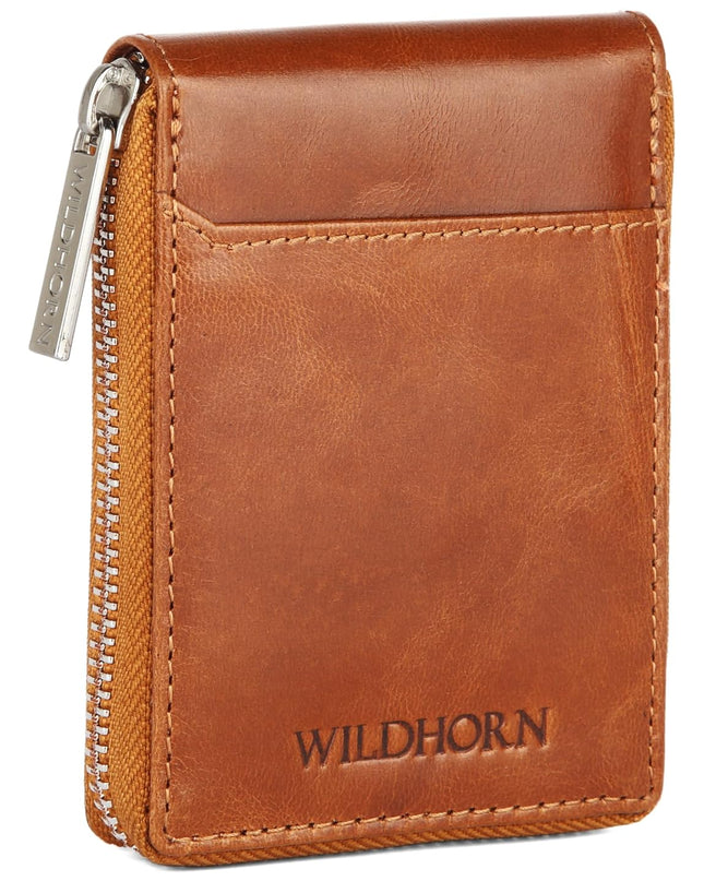 WildHorn RFID Blocking Leather Wallet for Men - MALL