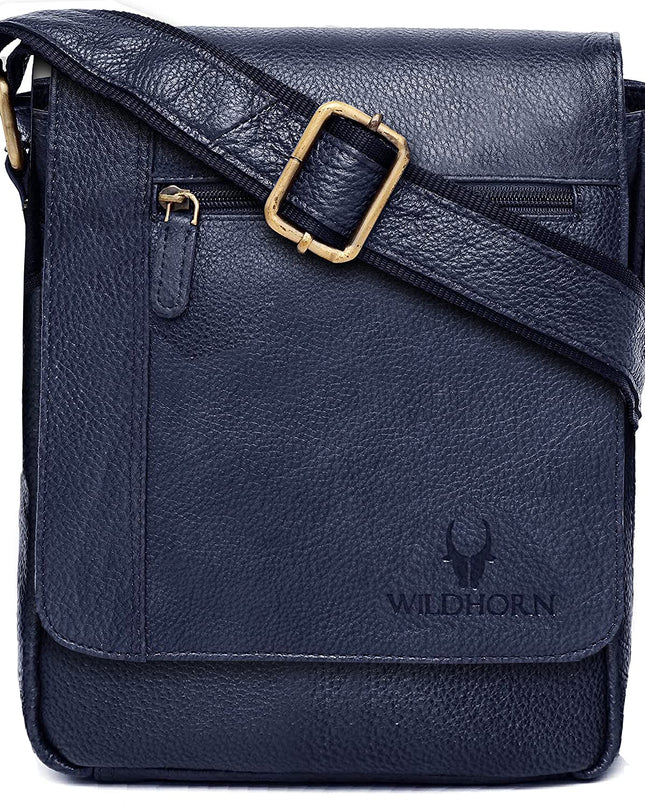 WildHorn Leather Sling Messenger Bag - MALL