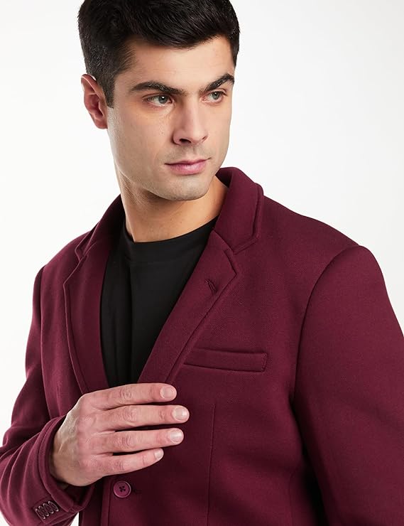 Symbol Men Knit Blazer Jacket - MALL