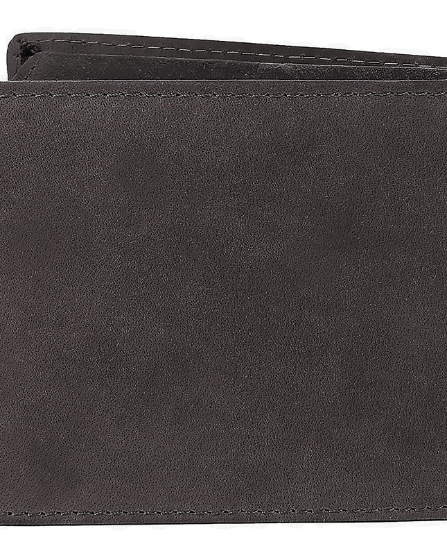 WildHorn Grey Leather Men's Wallet - MALL