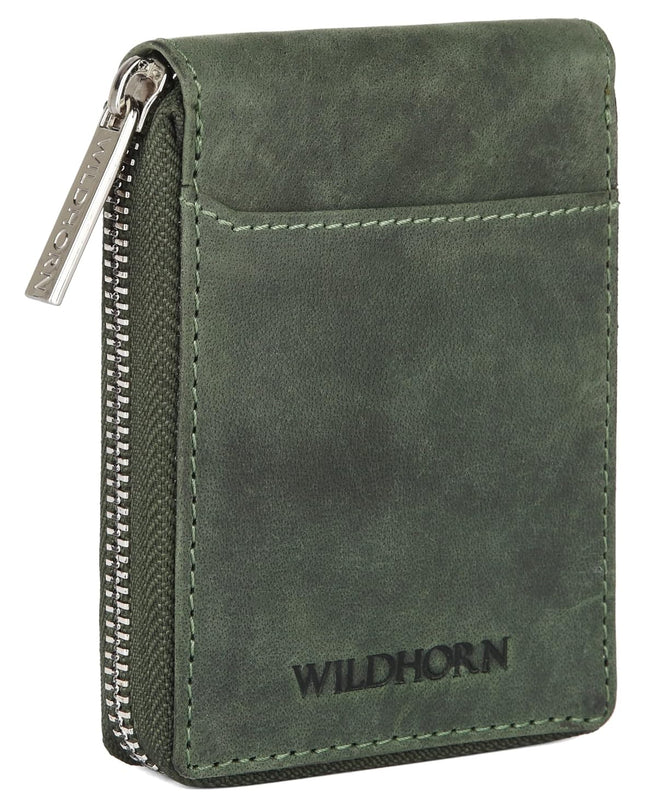 WildHorn RFID Blocking Leather Wallet for Men - MALL