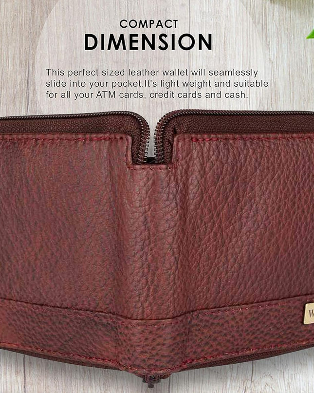 WildHorn Brown Leather Men's Leather Wallet - MALL