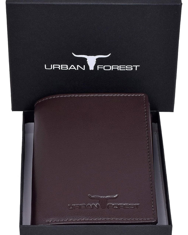 URBAN FOREST Toronto Brown Leather Wallet for Men - MALL