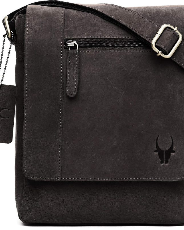 WildHorn Leather Sling Messenger Bag - MALL