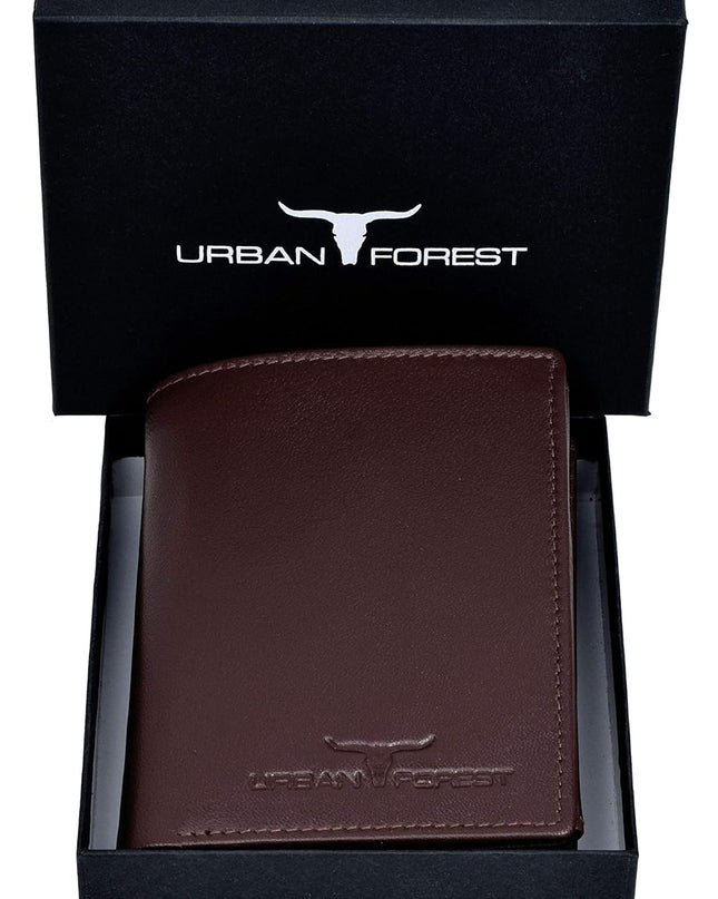 URBAN FOREST Toronto Brown Leather Wallet for Men - MALL