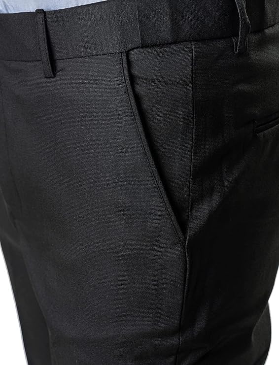 Jack and Jini Mens Formal Stretchable Regular Fit Trousers - MALL