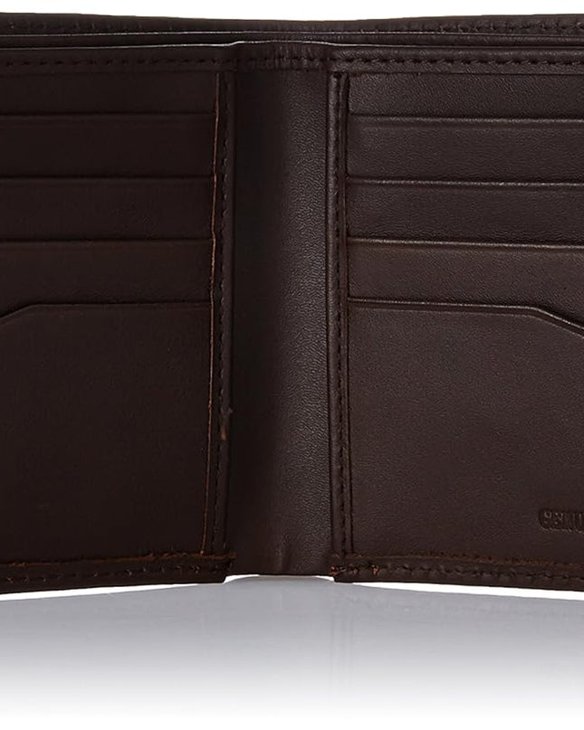 TITAN Brown Leather Men's Wallet - MALL