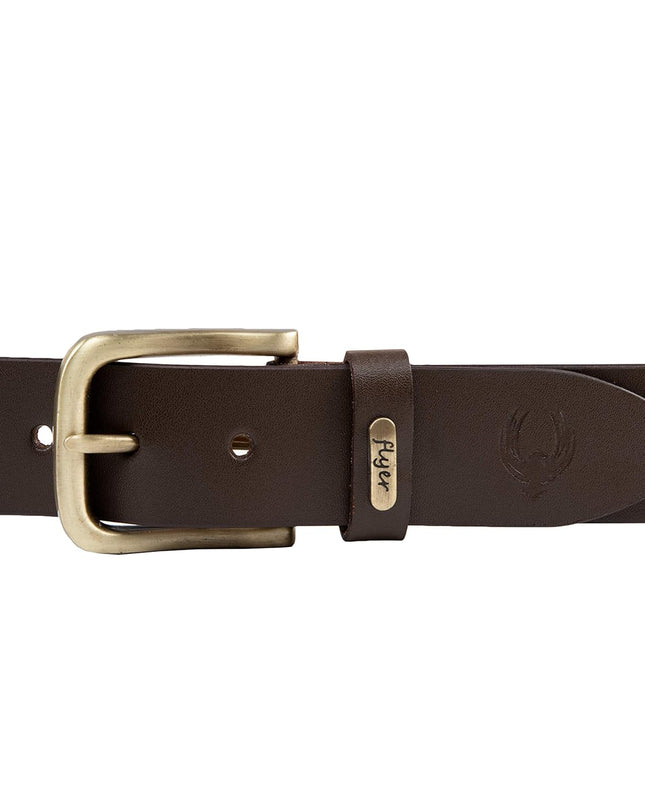 Flyer Men's Leather belt (Formal/Casual) - MALL