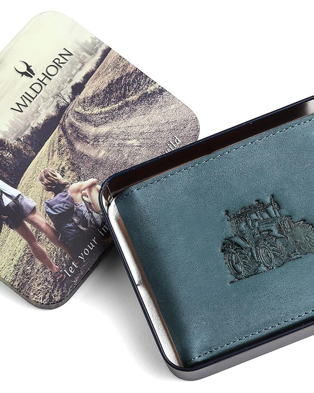 WildHorn Tractor Design Leather Wallet - MALL