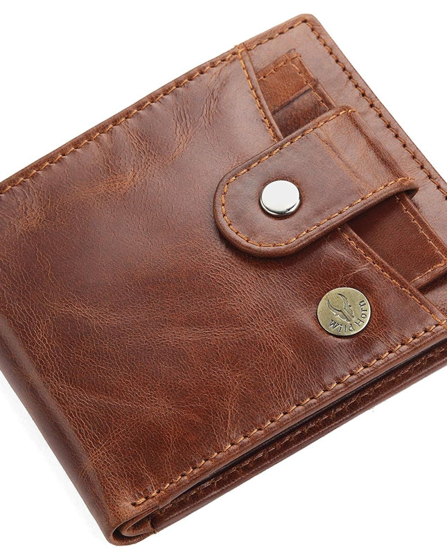 WildHorn Leather Wallet for Men - MALL