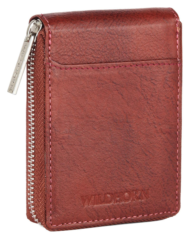 WildHorn RFID Blocking Leather Wallet for Men - MALL