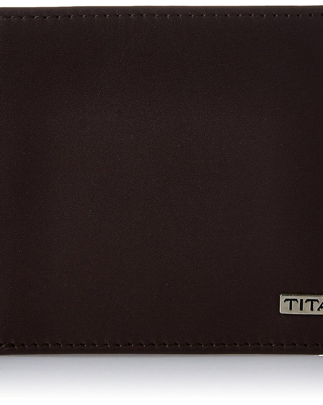 TITAN Brown Leather Men's Wallet - MALL