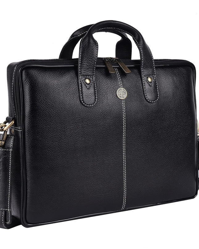 HAMMONDS FLYCATCHER Genuine Leather Laptop Bag for Men - MALL