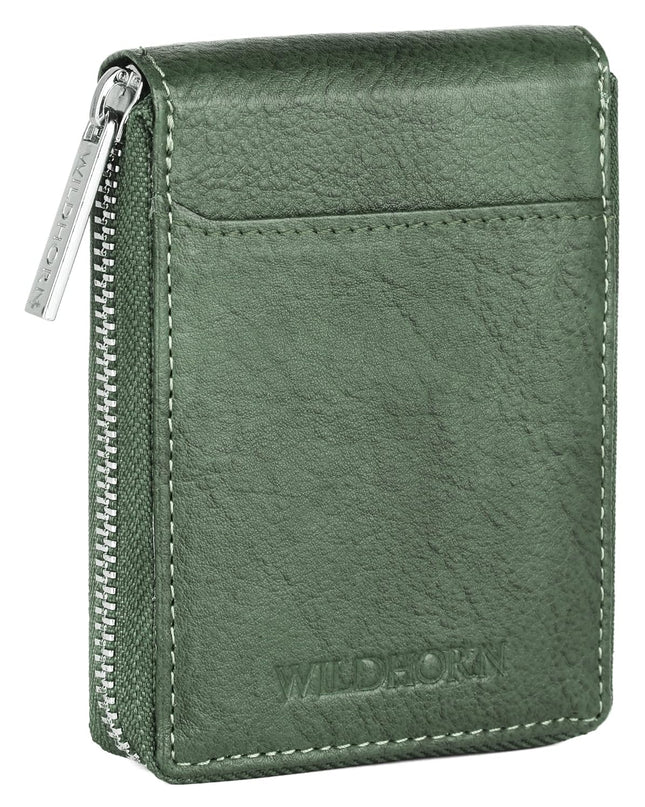 WildHorn RFID Blocking Leather Wallet for Men - MALL