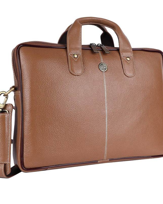 HAMMONDS FLYCATCHER Genuine Leather Laptop Bag for Men - MALL