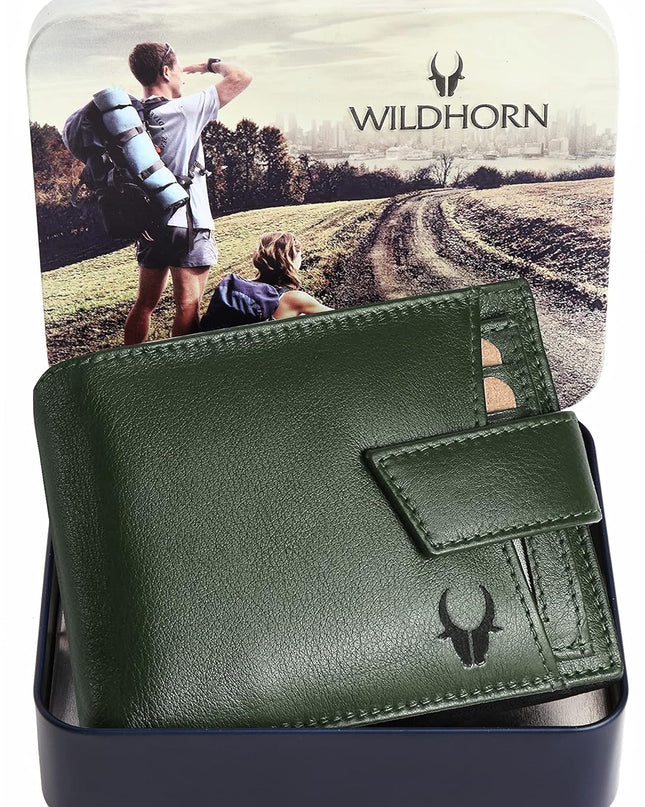 WILDHORN Leather Wallet for Men - MALL