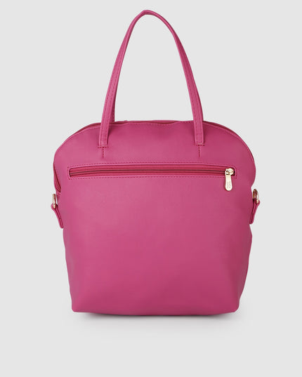 Baggit Pink Structured Handheld Bag - MALL