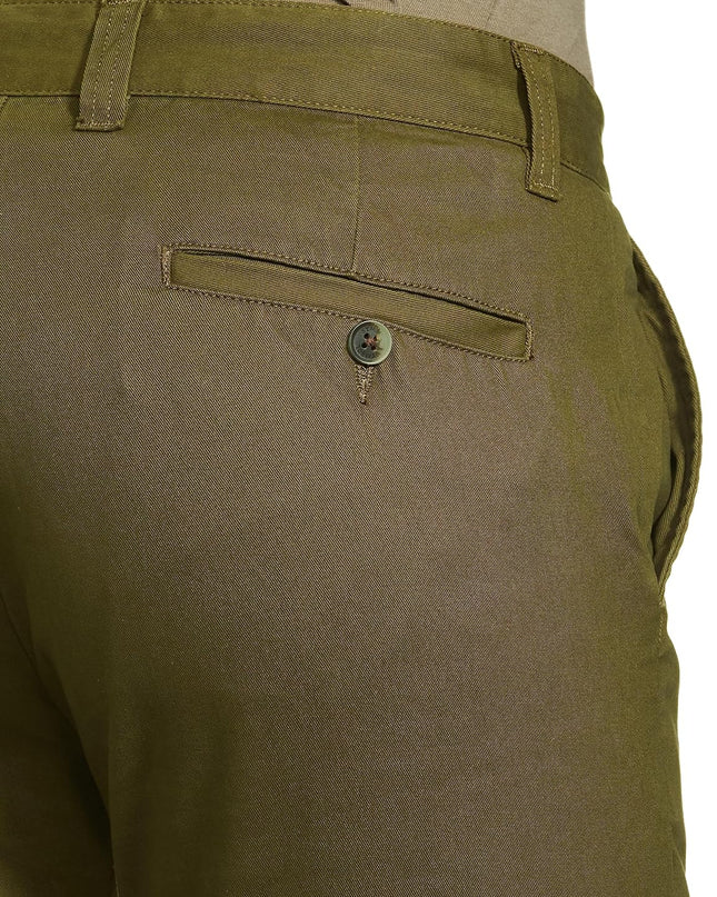 Symbol Dark Olive Men Casual Pants - MALL