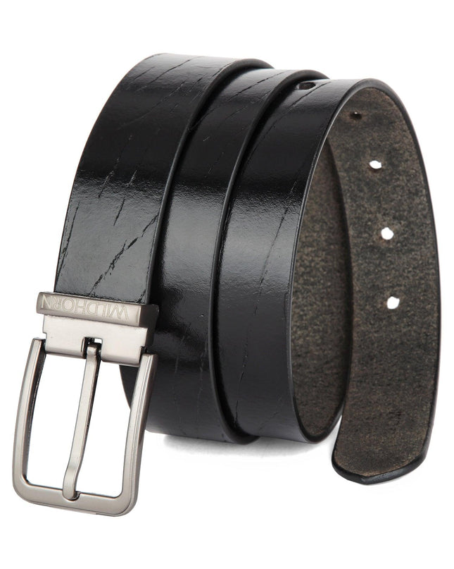 WILDHORN Formal Leather Belt for Men I Free Size I Waist Fit up to 46 inches