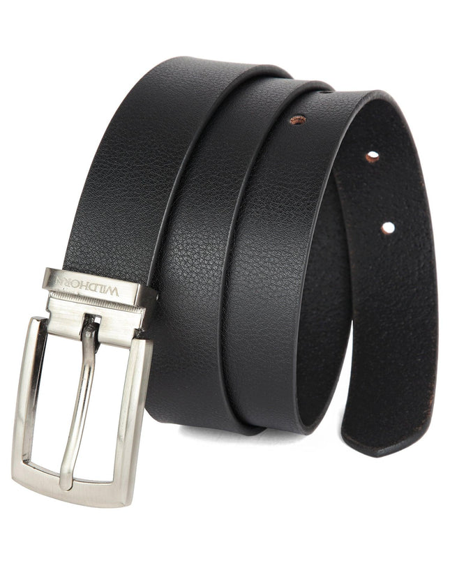 WILDHORN Formal Leather Belt for Men I Free Size I Waist Fit up to 46 inches