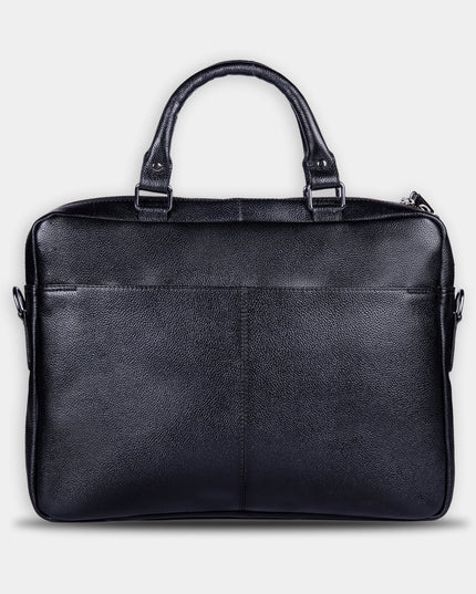 Siena (Cognac) & Arno Messenger Bag (Piano Black) - MALL