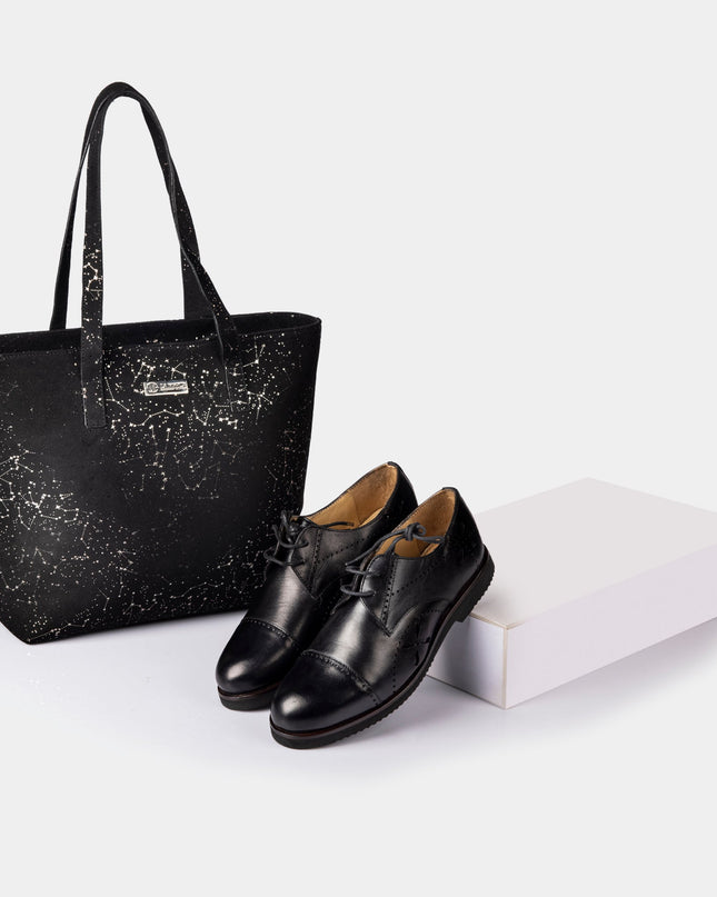 Blossom (Piano Black) & Mily Tote (Pewter Black) - MALL